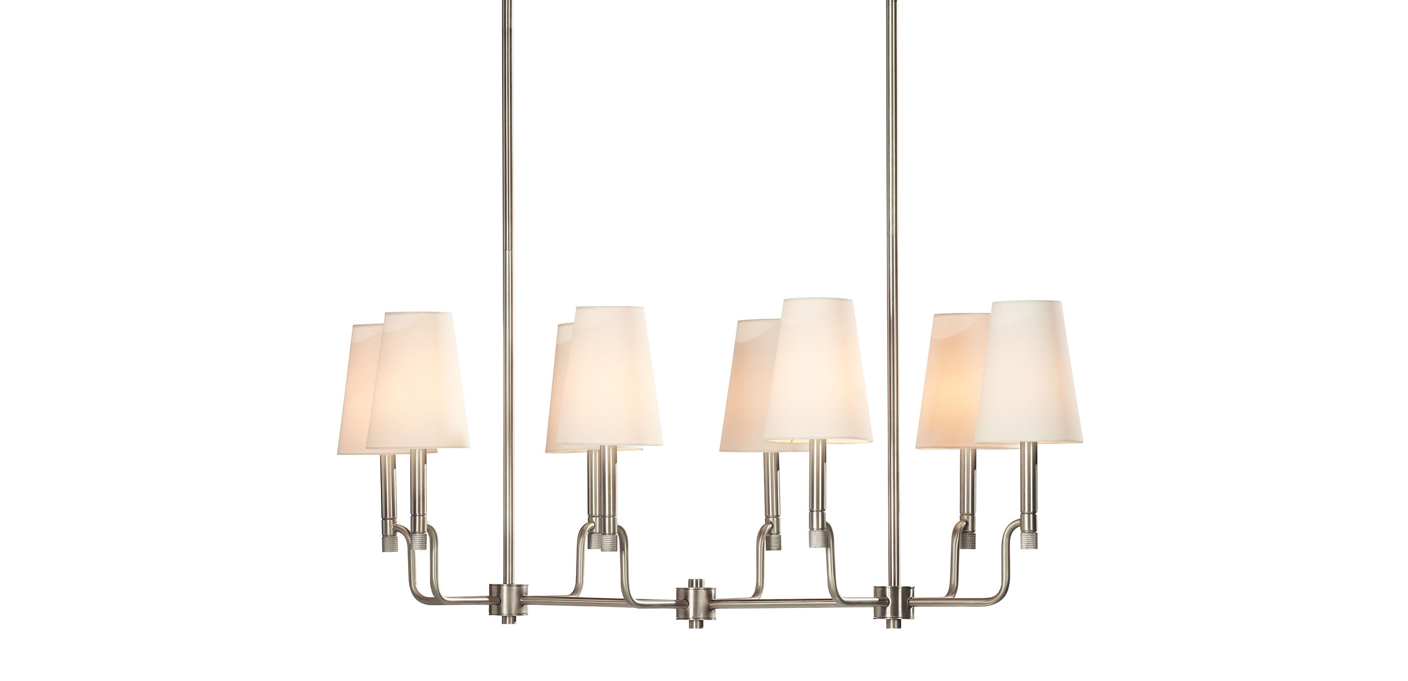 Turnbull Linear Chandelier, Polished Nickel_2