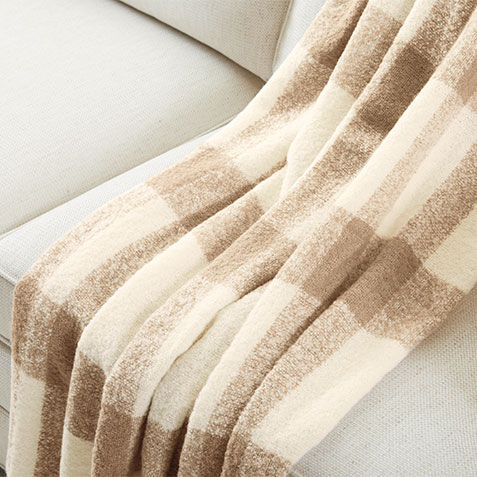 Plaid Alpaca Throw Product Tile Hover Image 031674MST