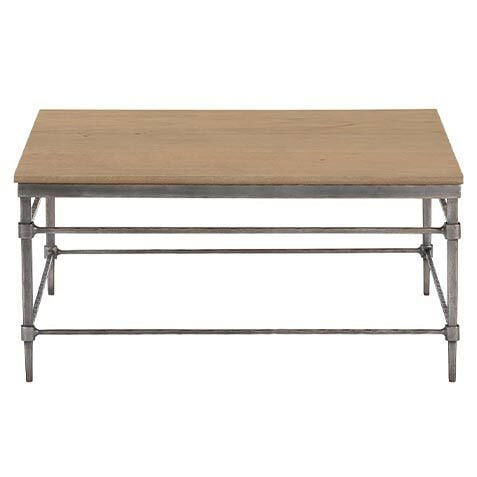 Vida Square Wood-Top Coffee Table image