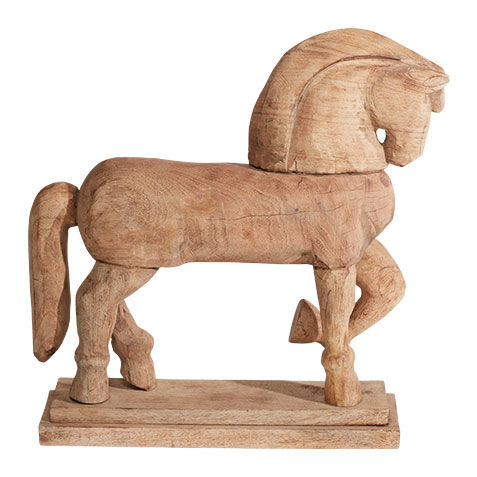 Campolina Wood Horse Sculpture image