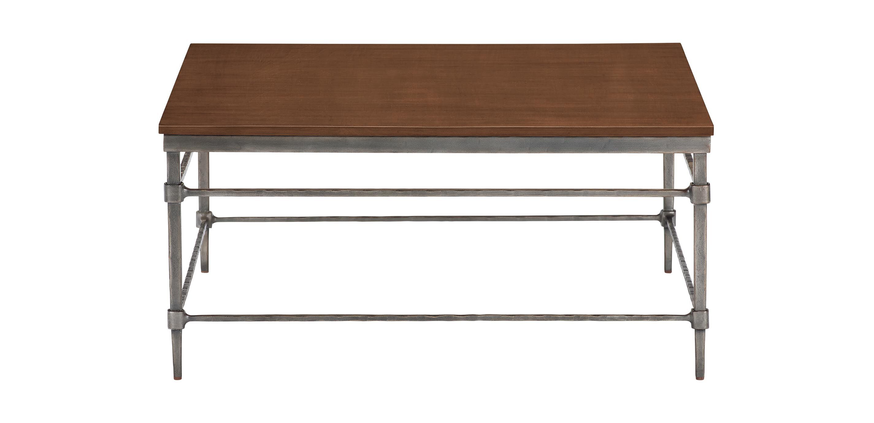 Vida Square Wood-Top Coffee Table
