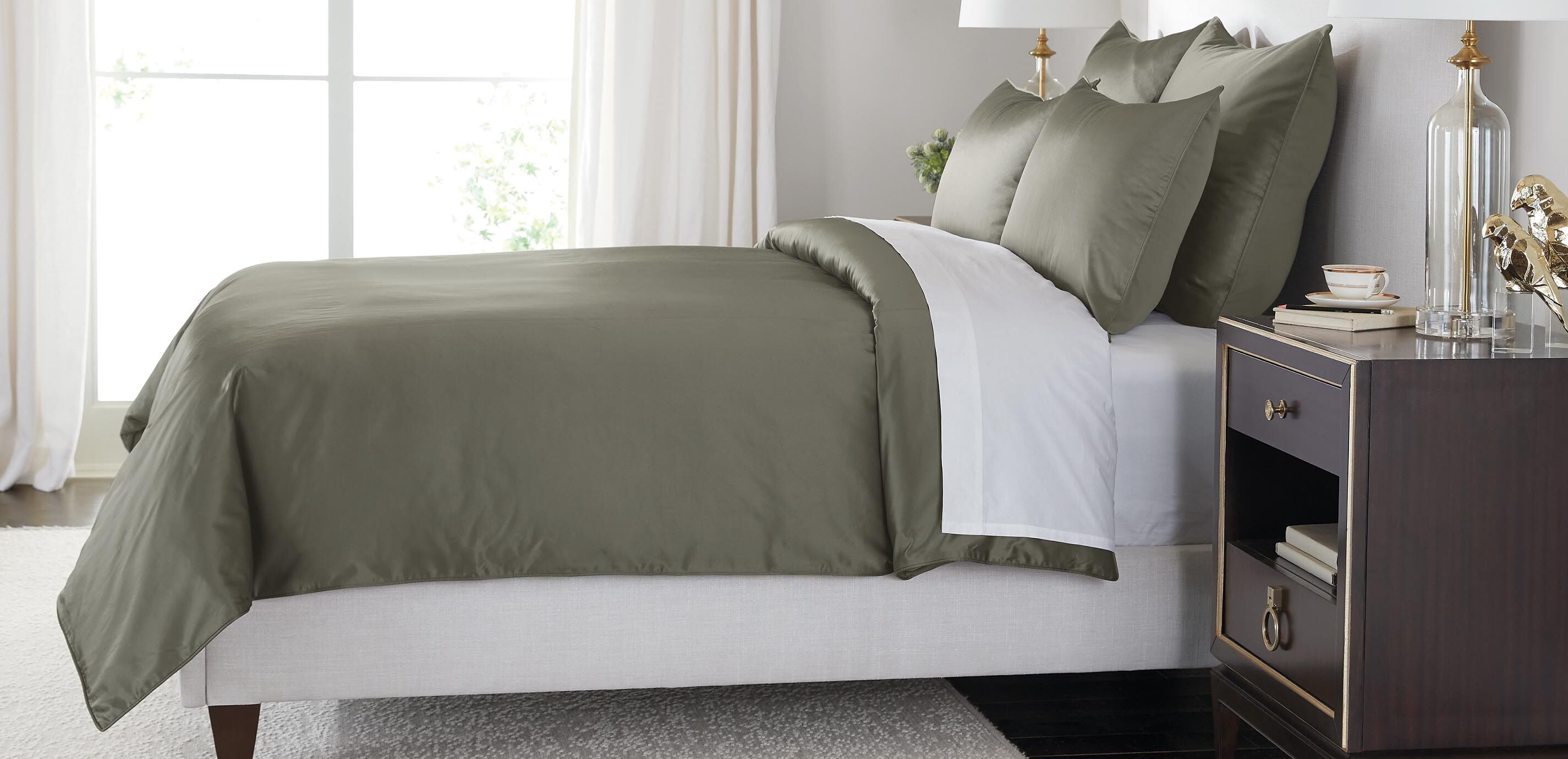 Salena Solid Duvet Cover and Shams Set, Eucalyptus_1