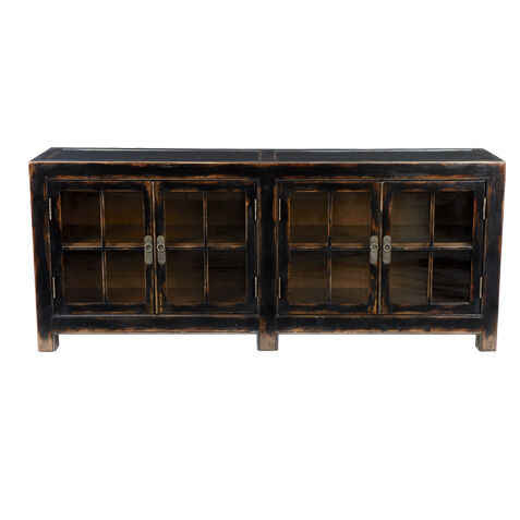 Dressoir Bas Avec Vitrine Ming image 129107