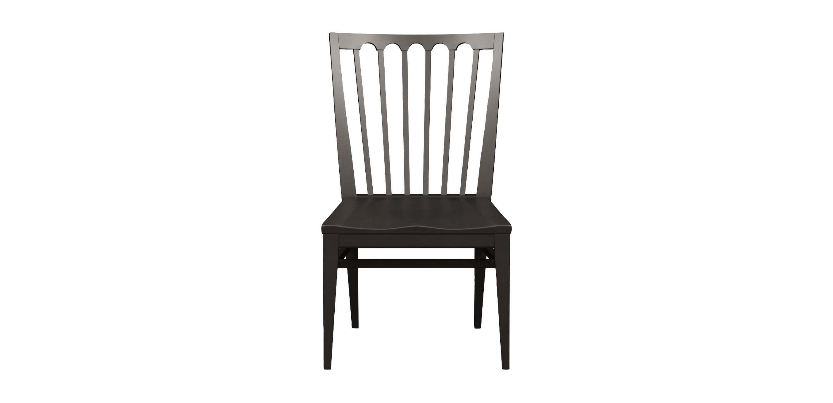 Benham Dining Side Chair, Wood Seat