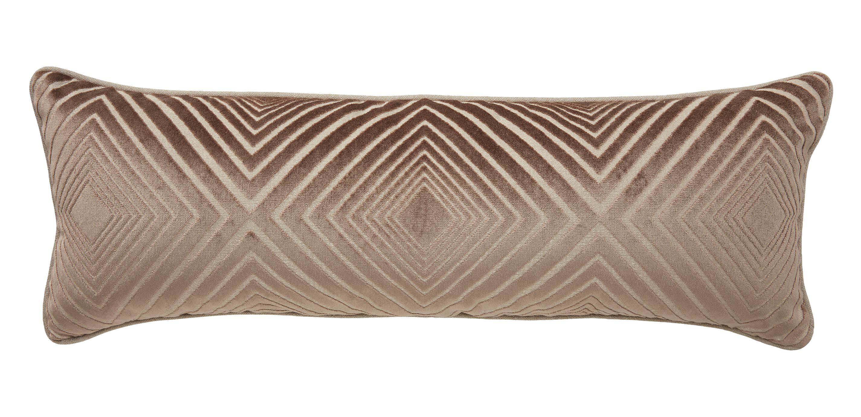 Antico Cut Velvet Bolster Pillow