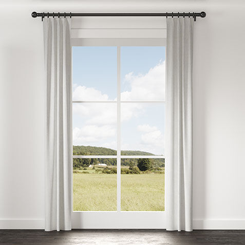 Sayre Washed Linen Drapery Panel image