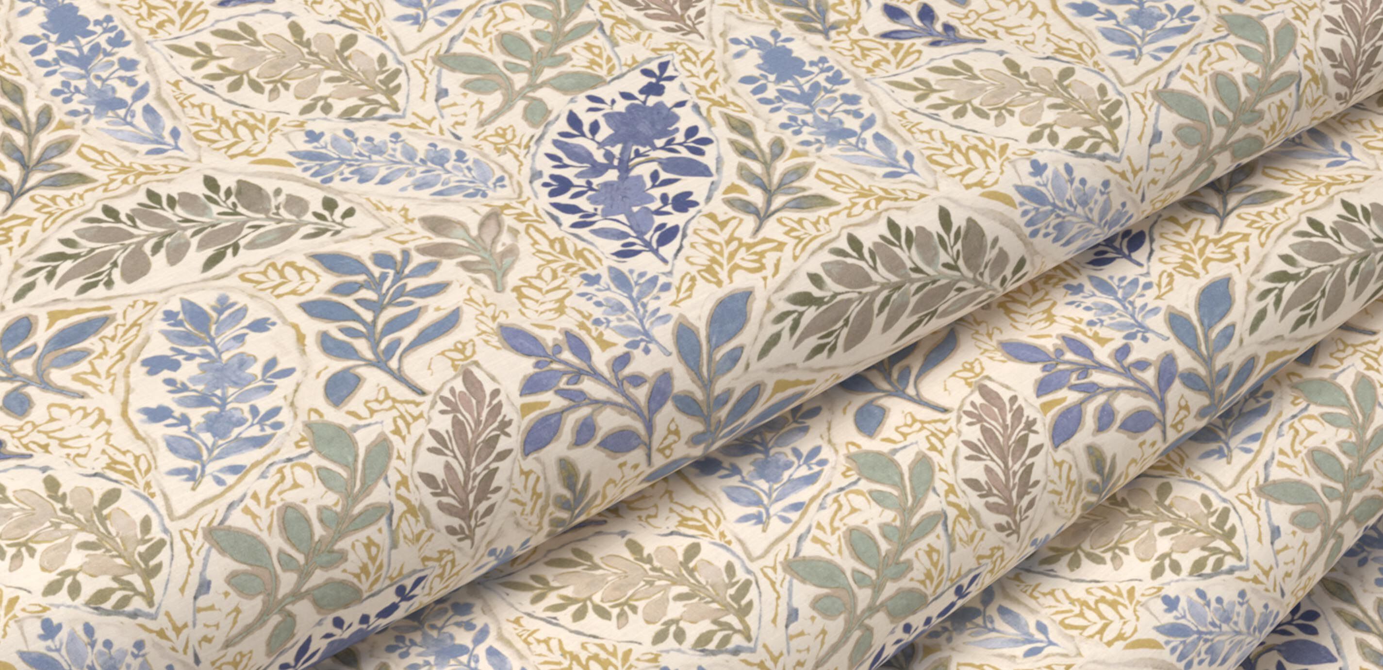 Josie Blue Fabric By the Yard_1