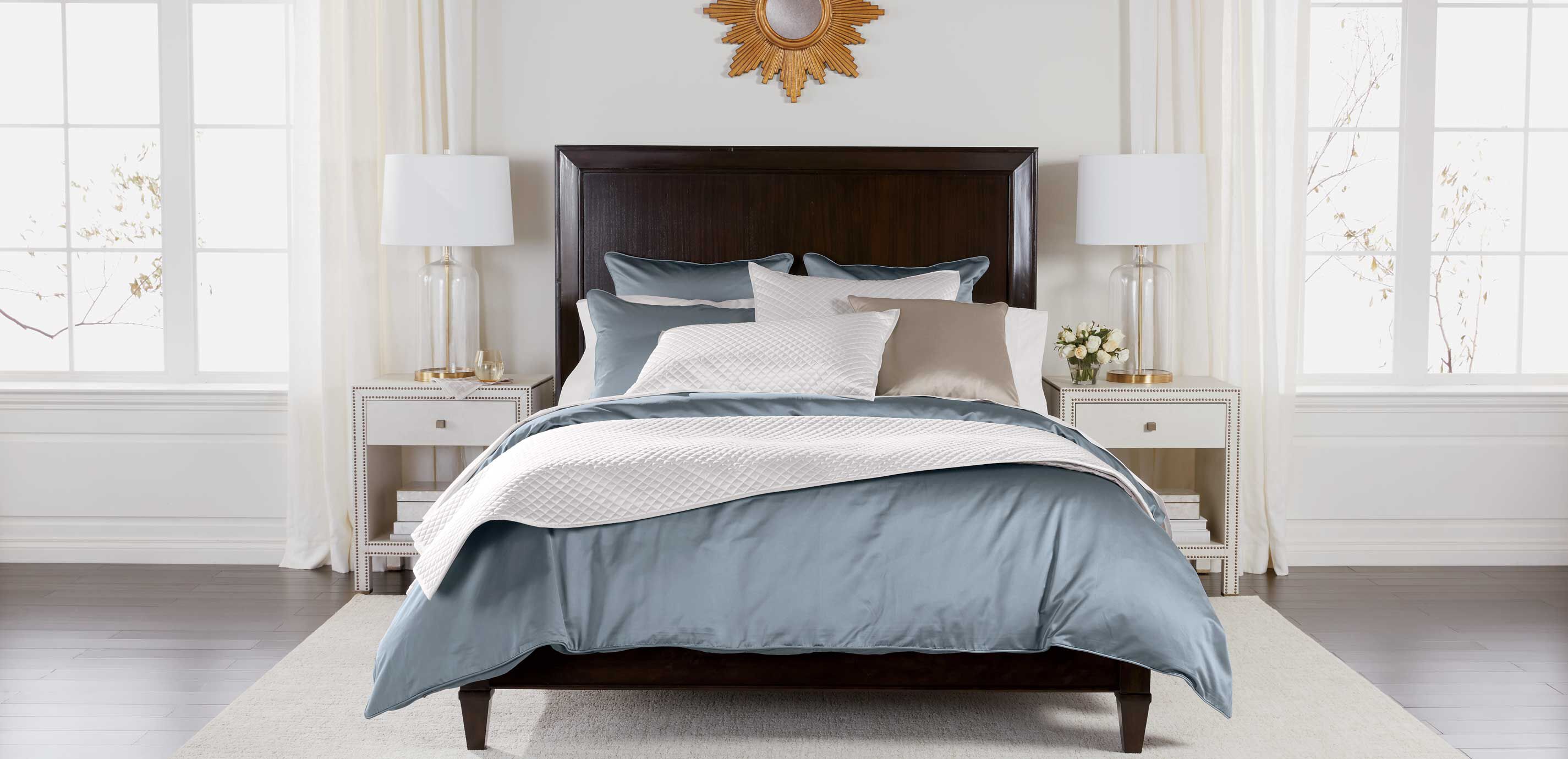 Salena Solid Duvet Cover, Mist Blue_4