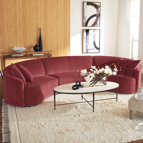 Calista Curved Three-Piece Sectional Product Tile Hover Image 201087G1