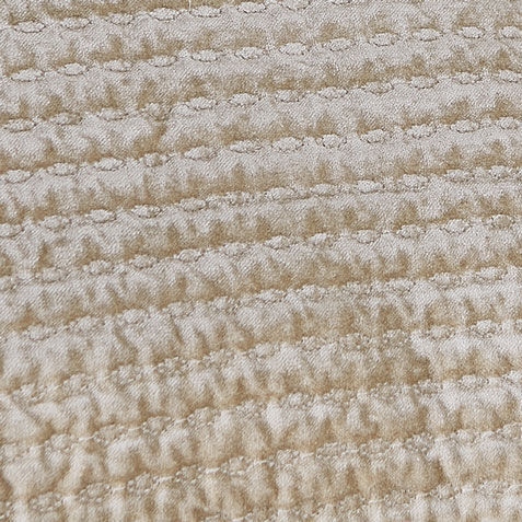 Velvet Quilt and Sham, Champagne Product Tile Hover Image velvetquiltchp