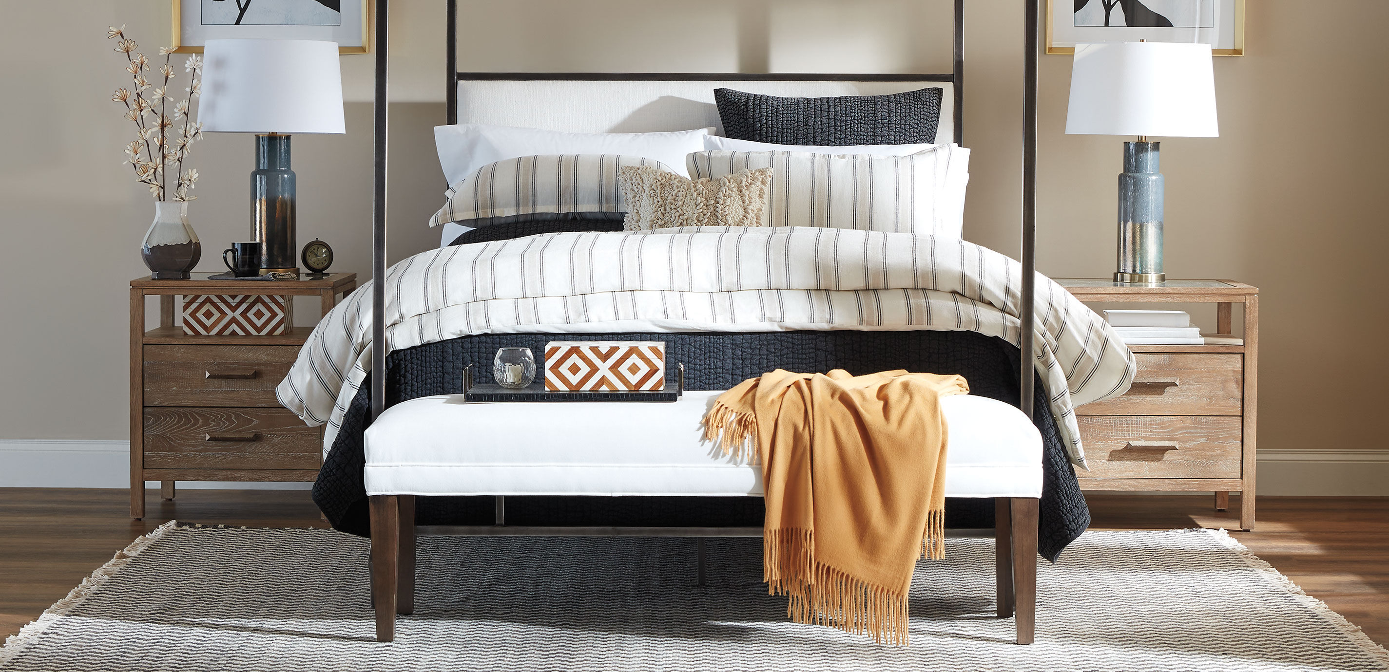 Washed Linen Stripe Sham_3