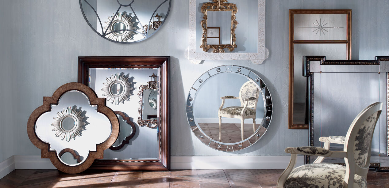 Dark Quatrefoil Mirror Mirrors Ethan Allen