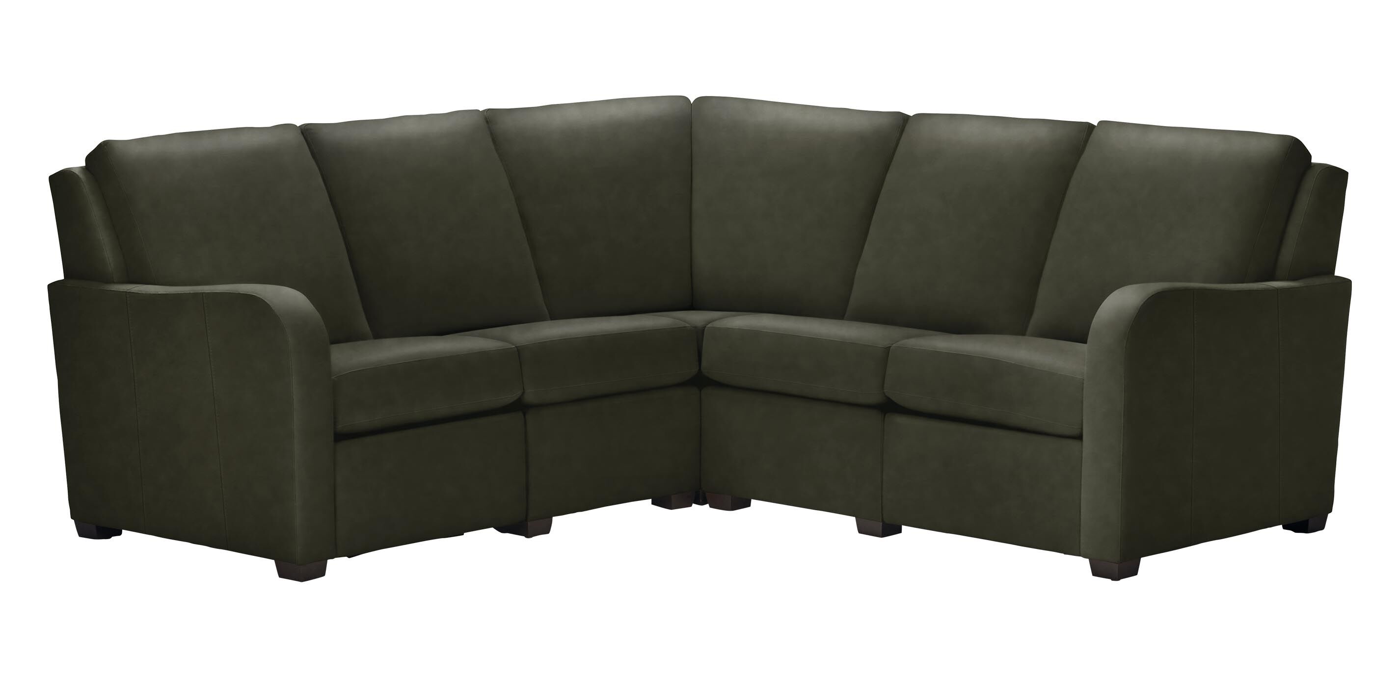 Jennings Leather Five-Piece Motion Sectional