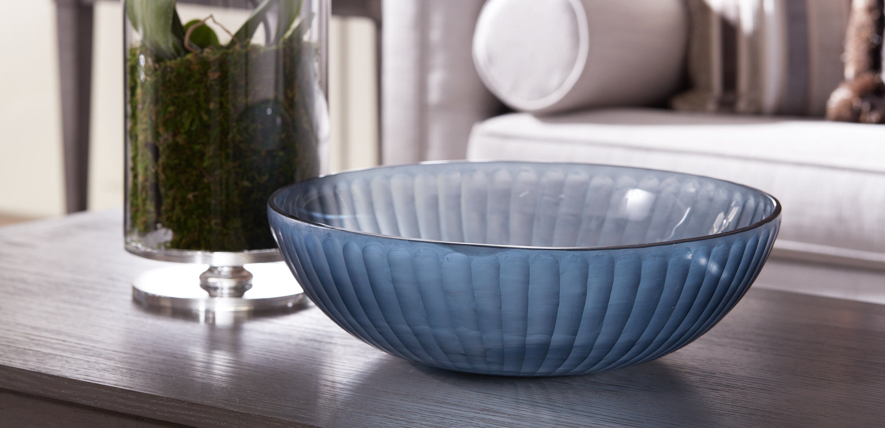 Afina Blue Glass Bowl_1