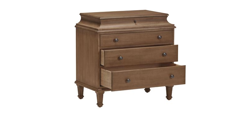 Leora Night Table for Bedside Storage | Ethan Allen