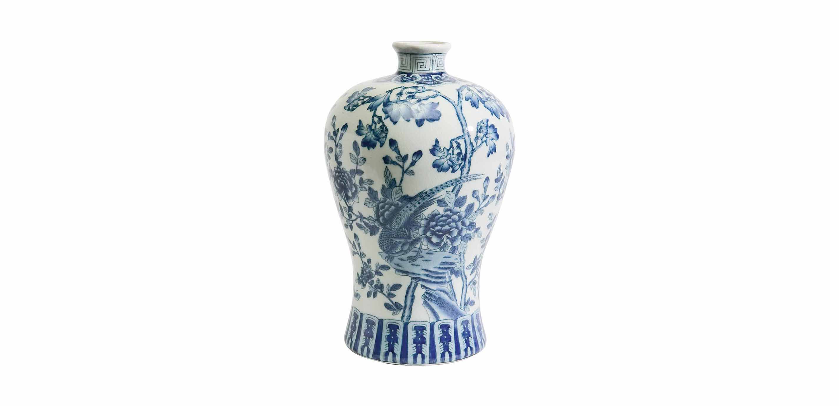 Vase en Porcelaine Mei Ping