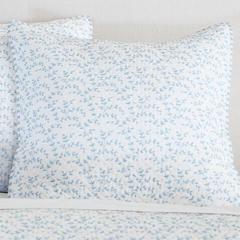 Jasmine Vine Euro Sham image