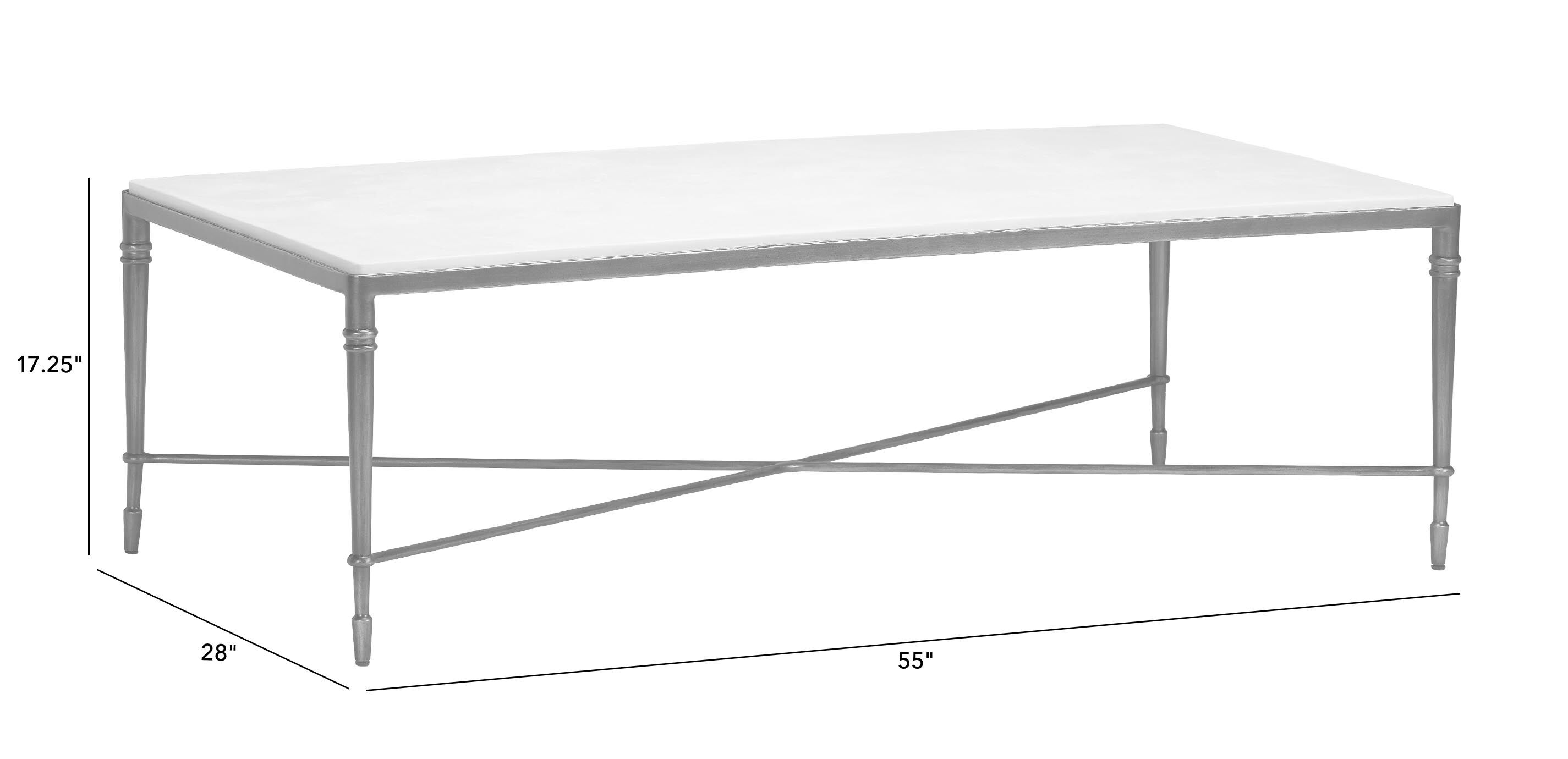 Valeria Stone-Top Rectangular Coffee Table_1