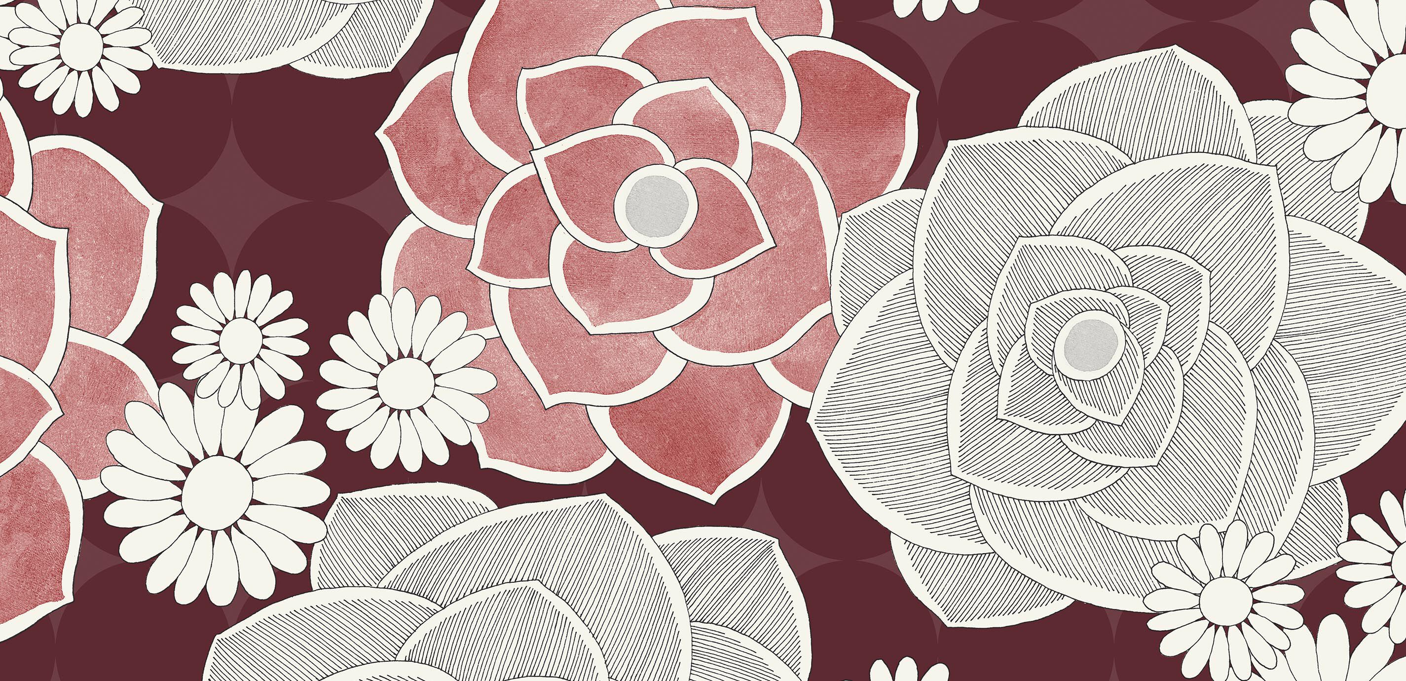 Dana Floral Wallpaper