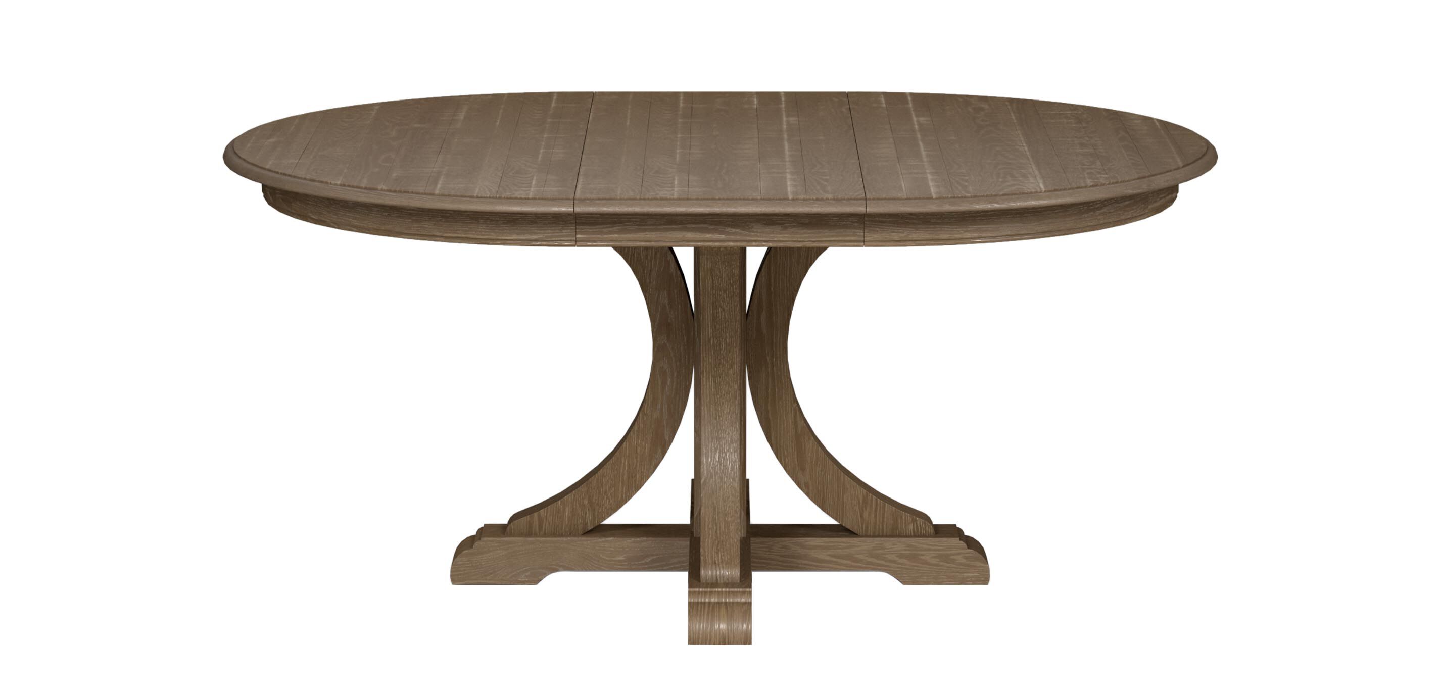 Corin Rough-Sawn Round Extension Dining Table_2
