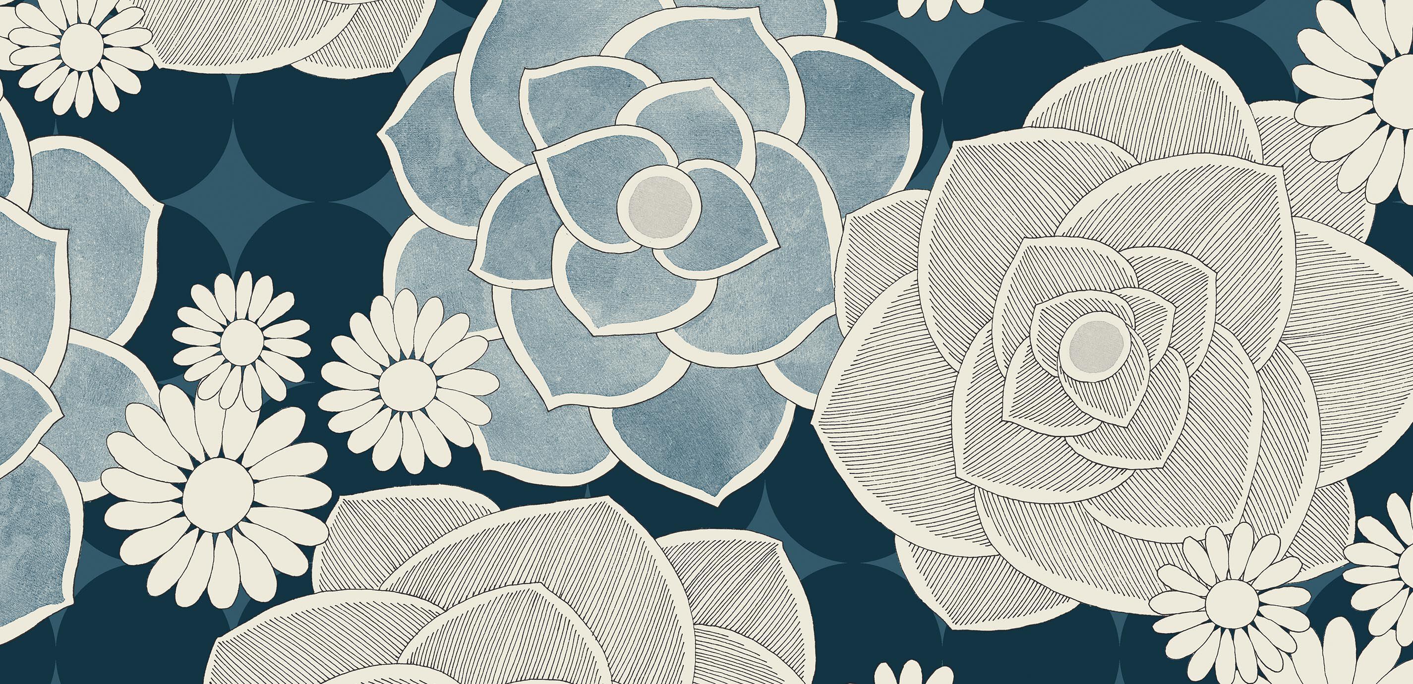 Dana Floral Wallpaper