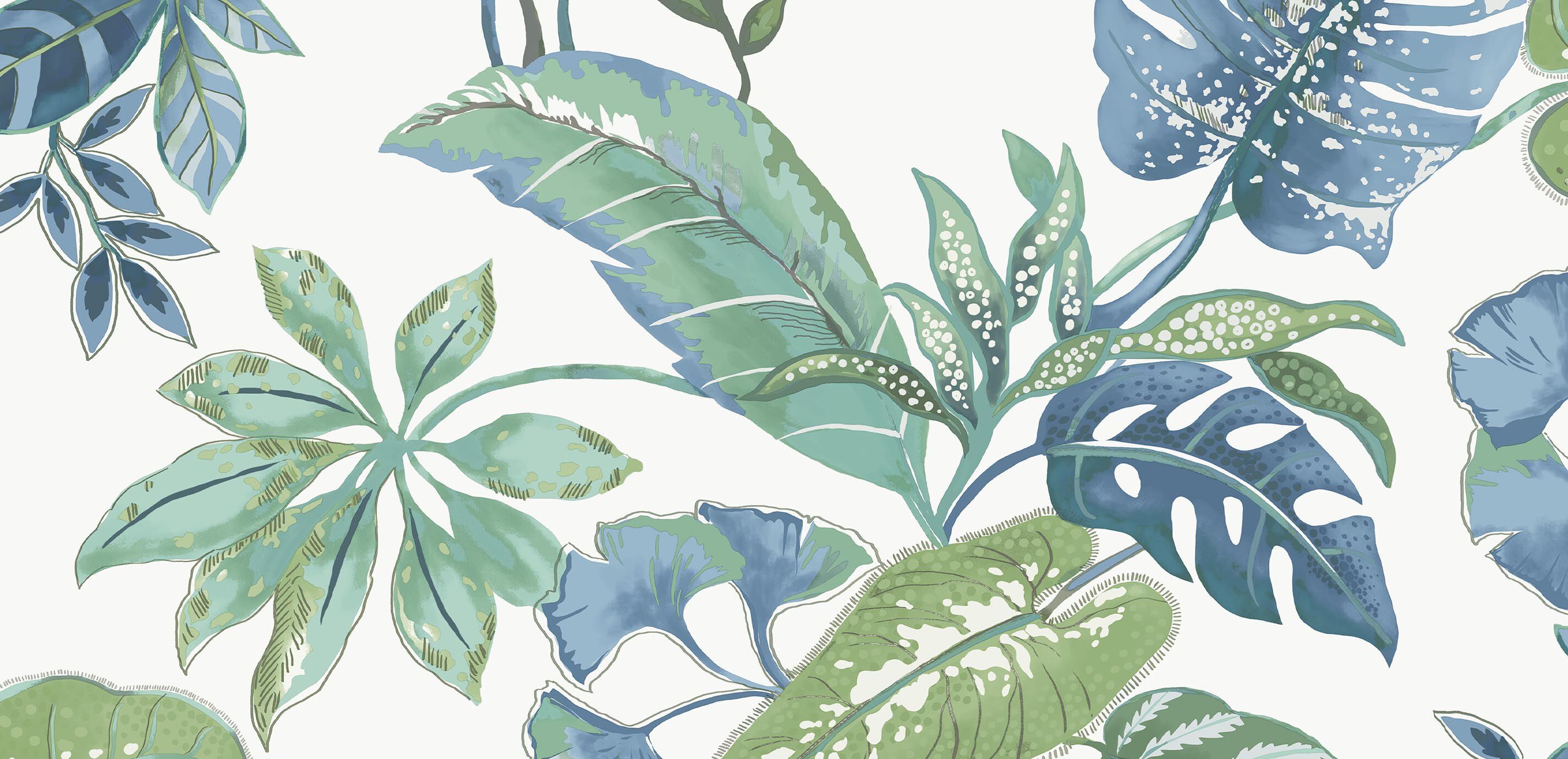 Greenhouse Floral Wallpaper