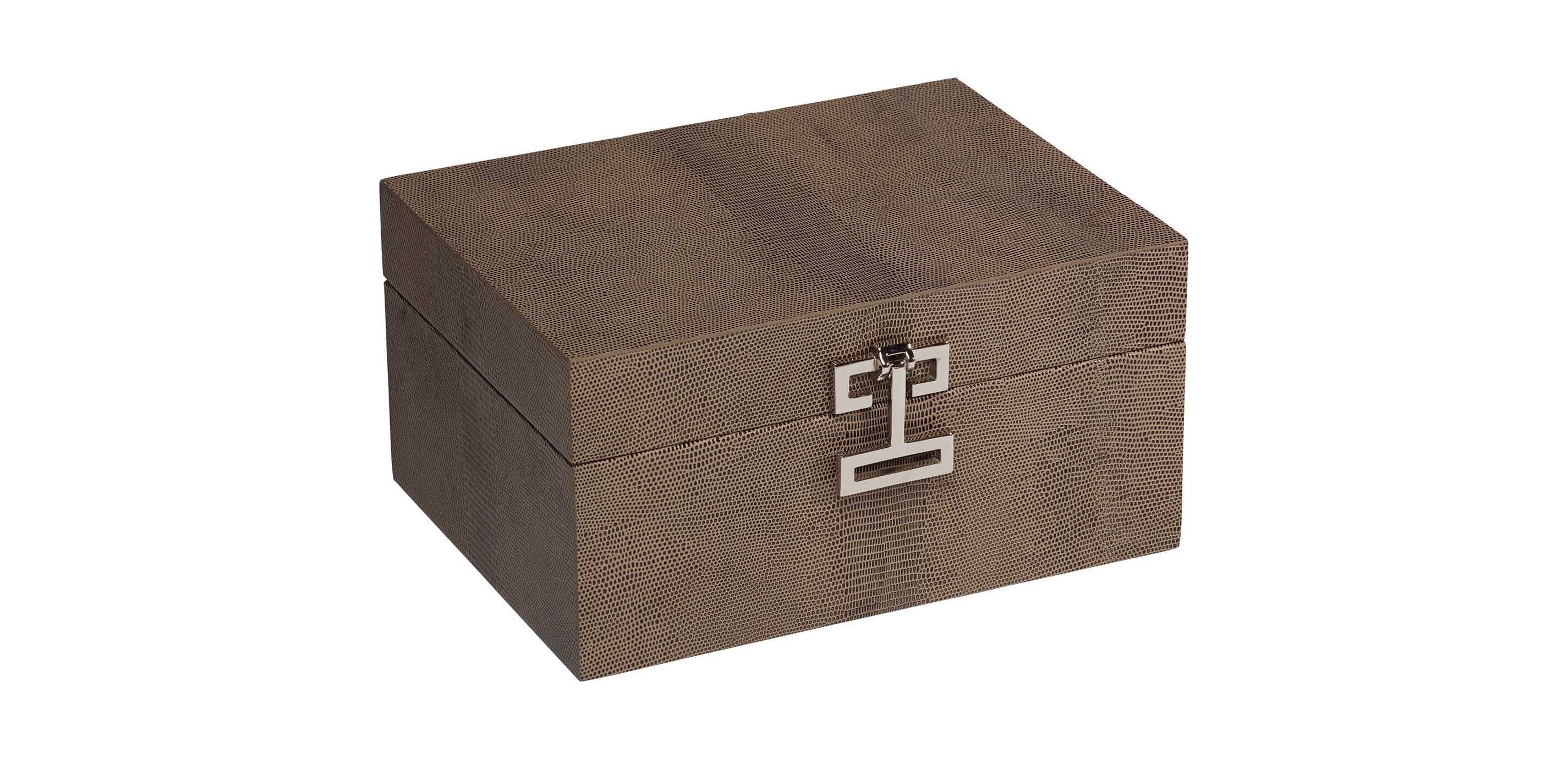 Faux Reptile Leather Box_5