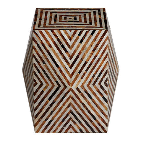 Alanna Mother-of-Pearl Accent Table image