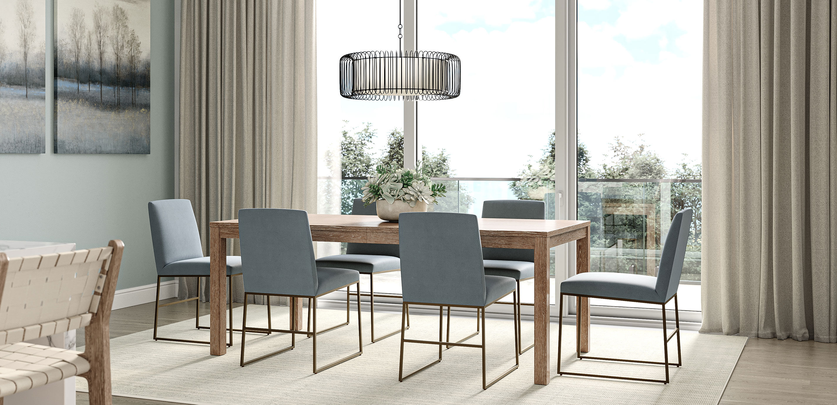 Vinson Oak Extension Dining Table_11