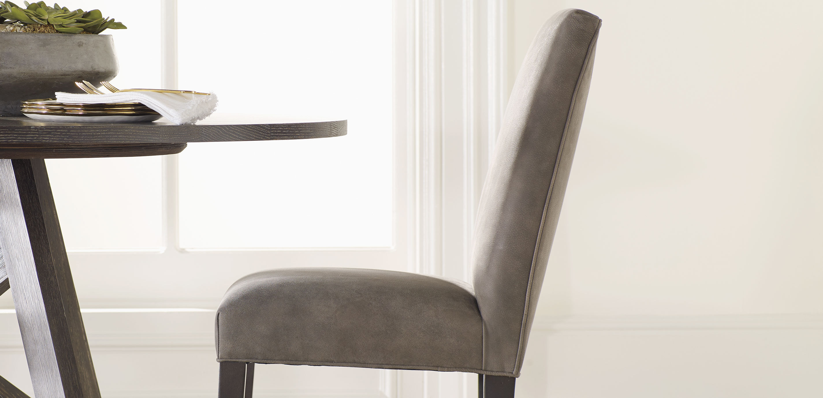 Savannah Leather Dining Chair