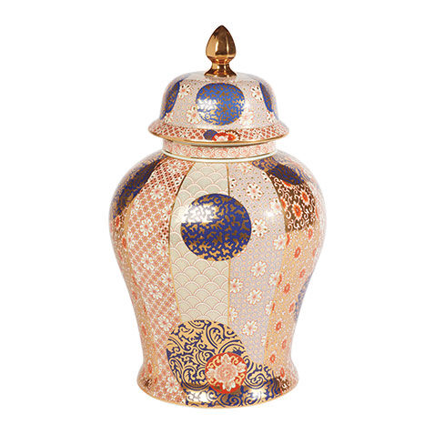 Porcelain Patterned Ginger Jar image