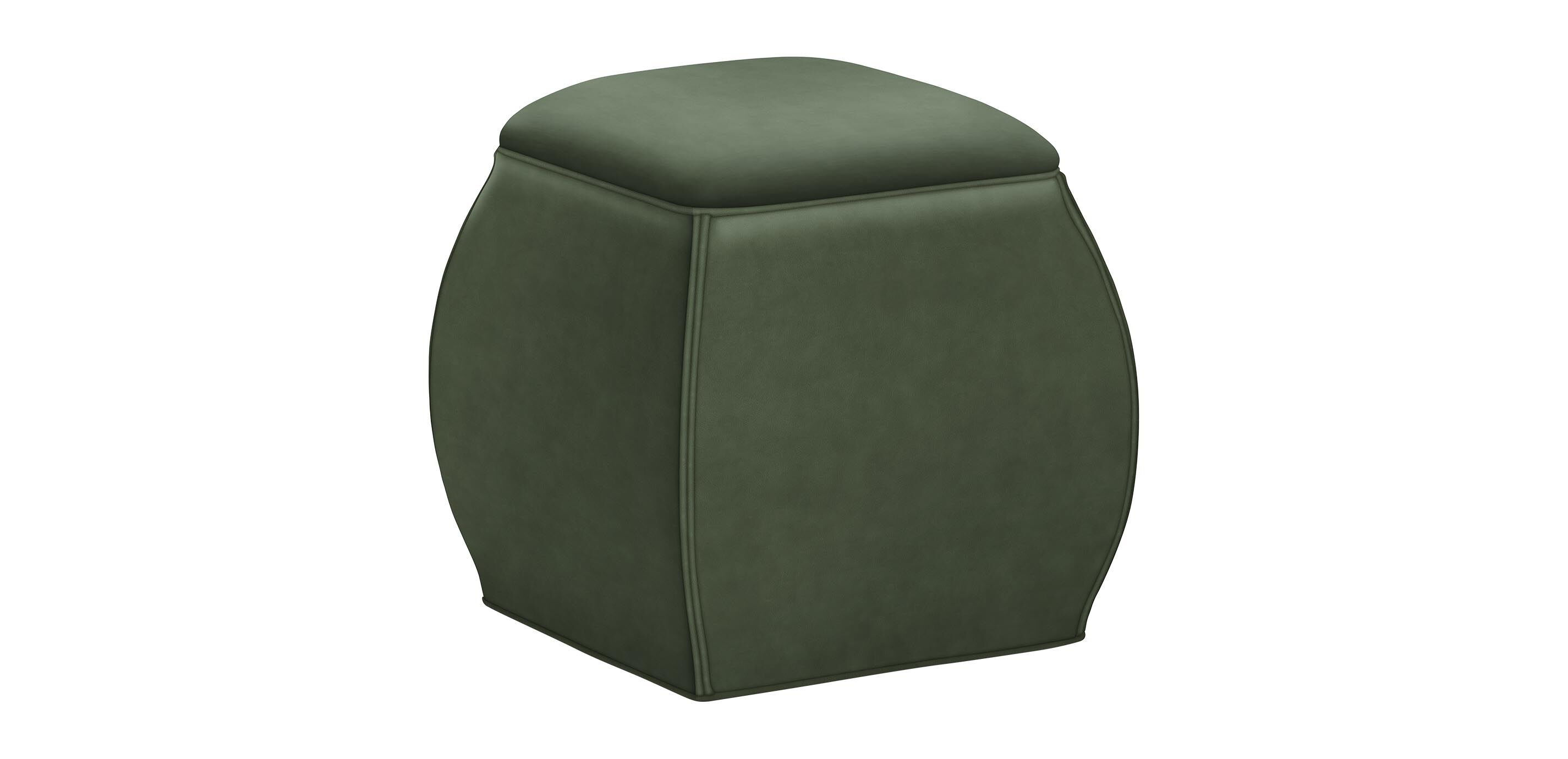 Cora Leather Curved-Side Accent Ottoman_1