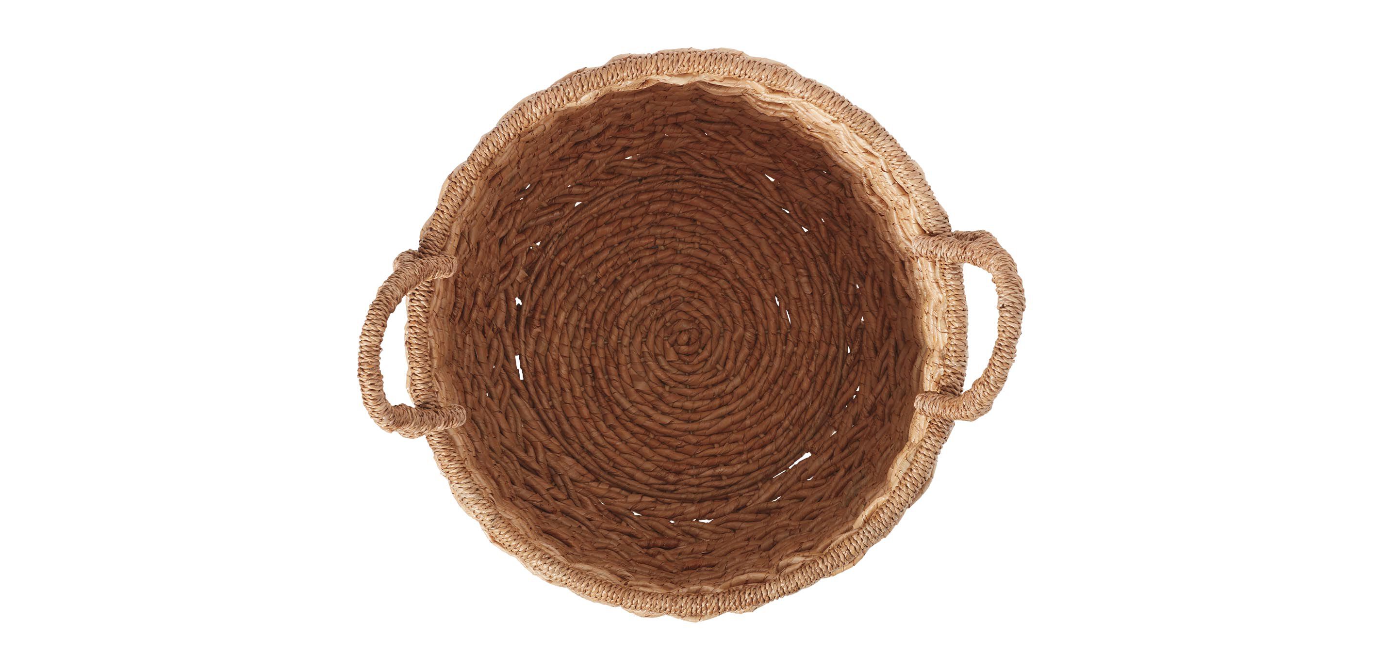 Round Seagrass Basket with Rope Handle_3