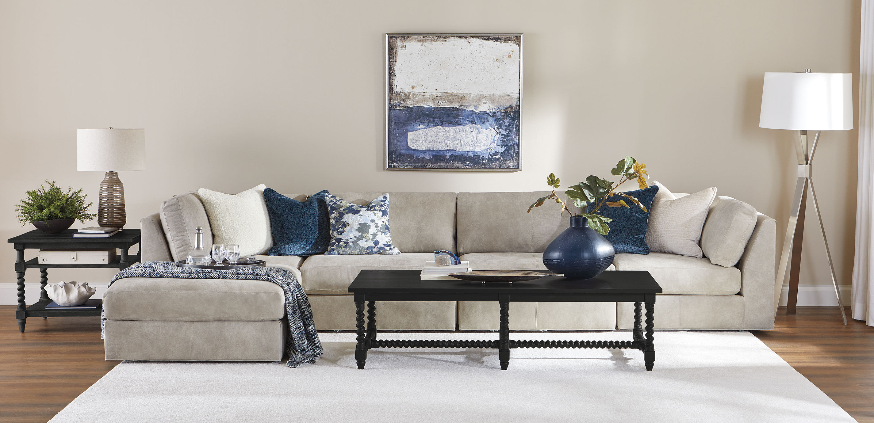 Large Brayton Indigo Vase_4