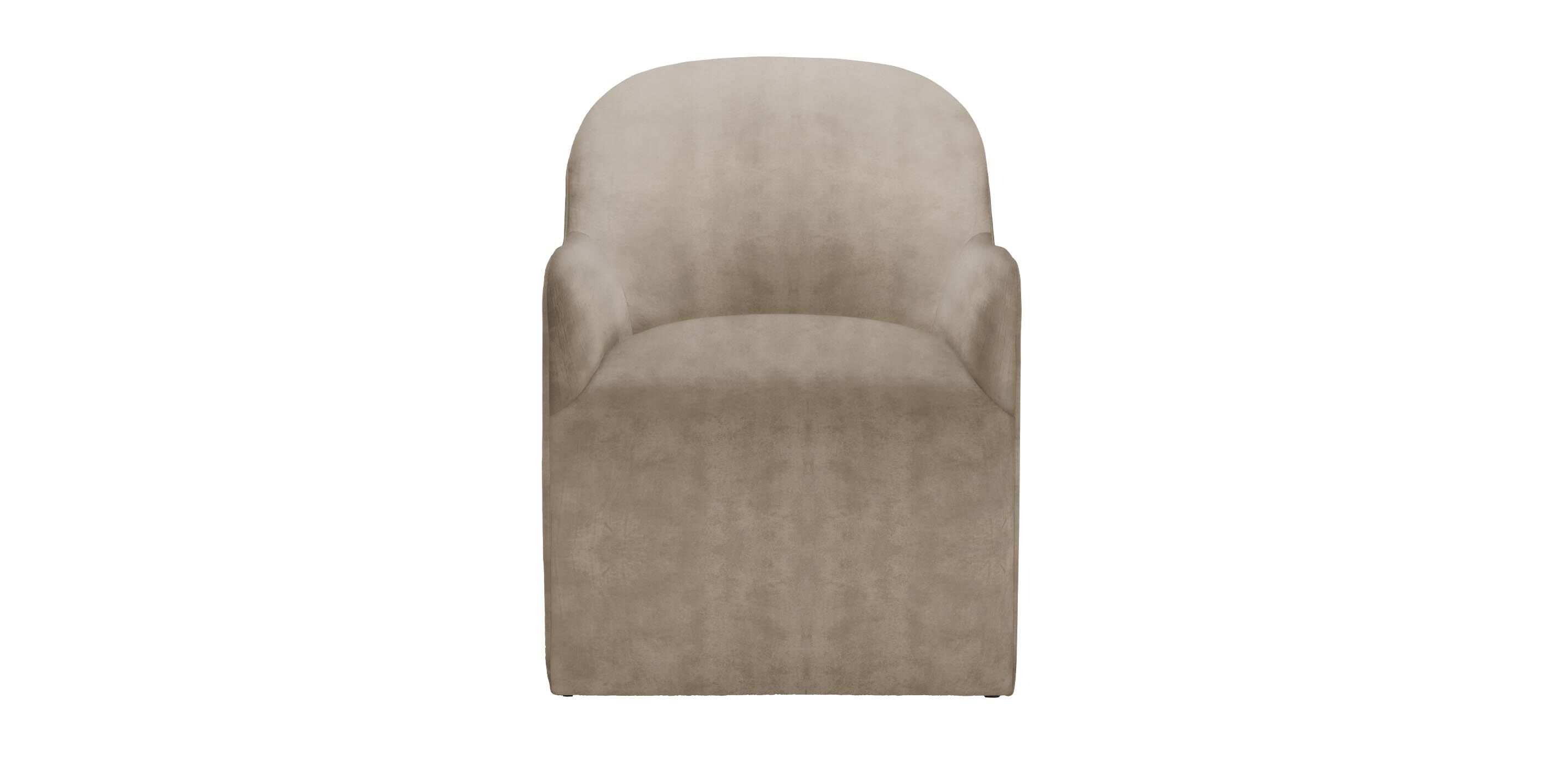 Dani Leather Modern Swivel Chair