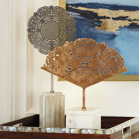 Aurora Metal Lace Sculpture Product Tile Hover Image 432483MST