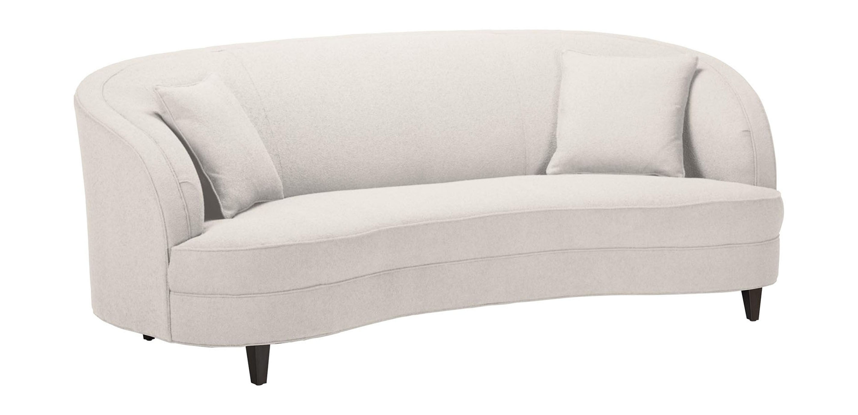 Channing Curved Sofa Apartment Sofa Art Deco Ethan Allen