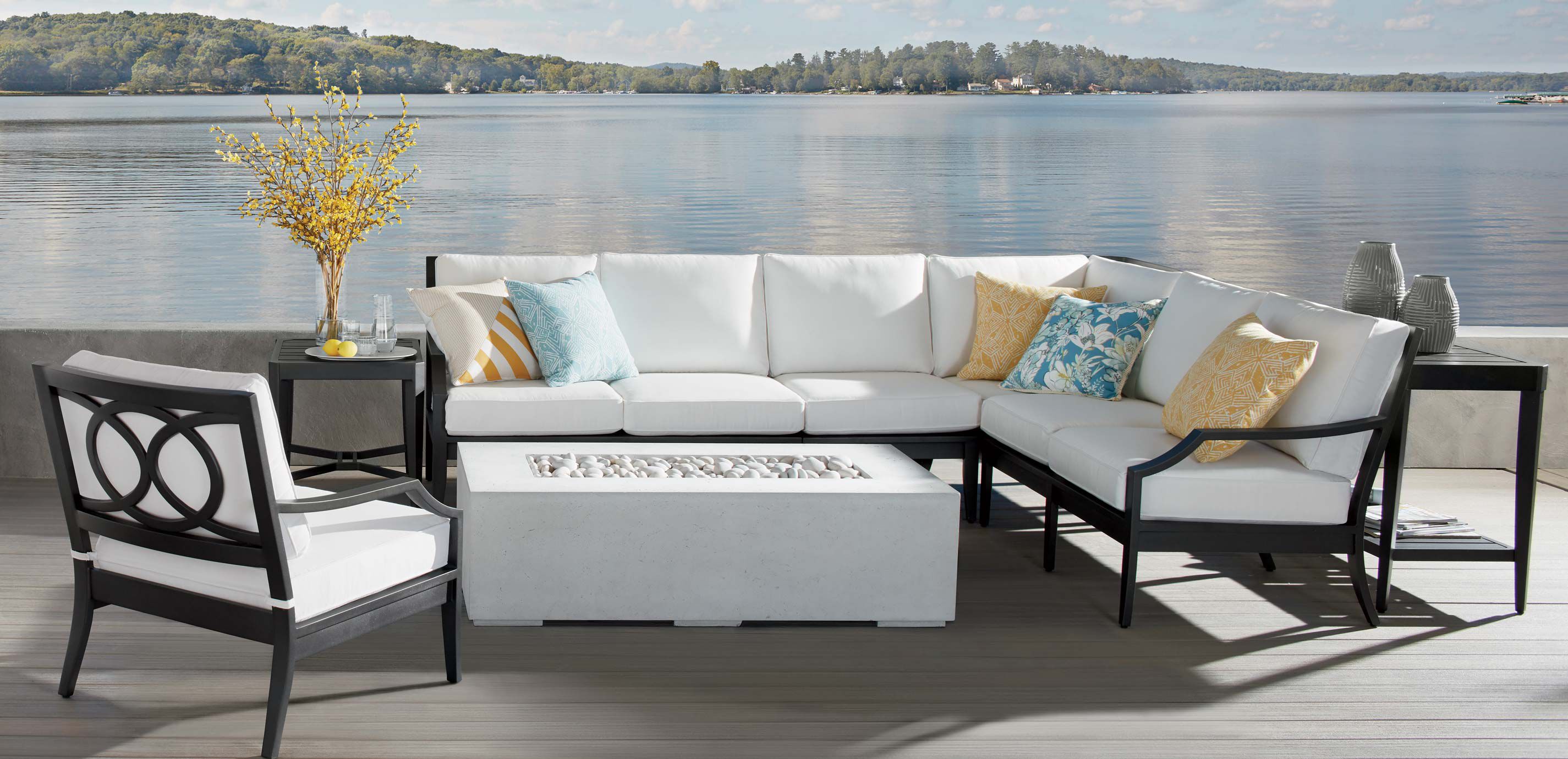 Rectangular Concrete Fire Table_8