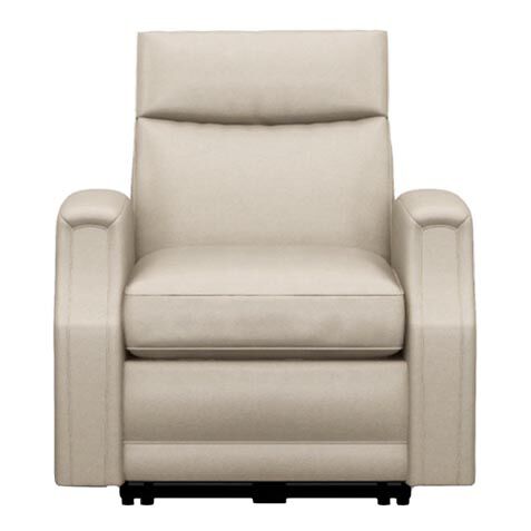 Conover Scoop-Arm Leather Recliner image