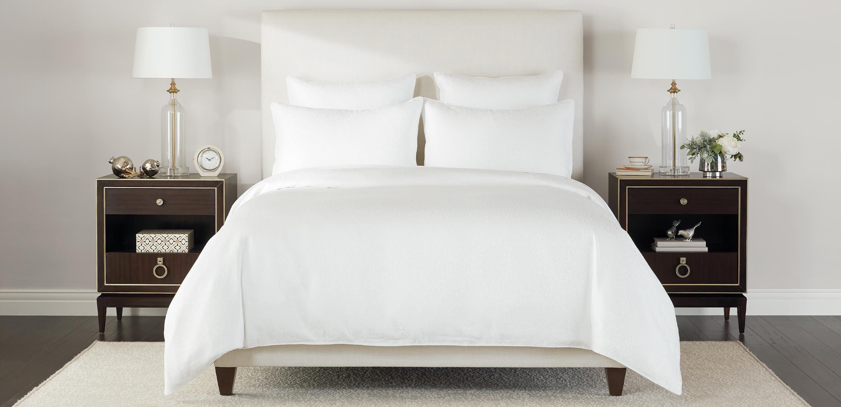 Leopard Jacquard Duvet Cover and Shams Set