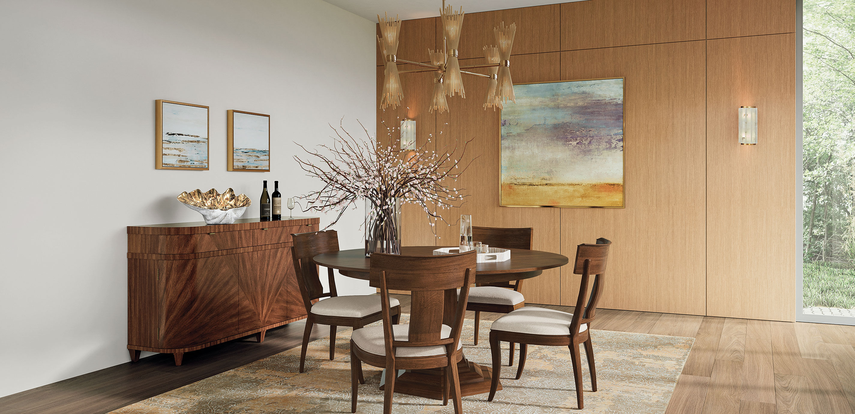 Lorenze Round Extension Dining Table_6