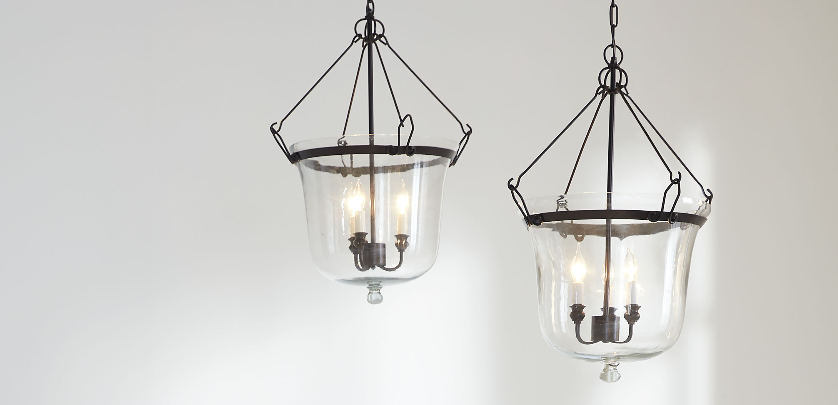 Lustre Cloche en Verre_2