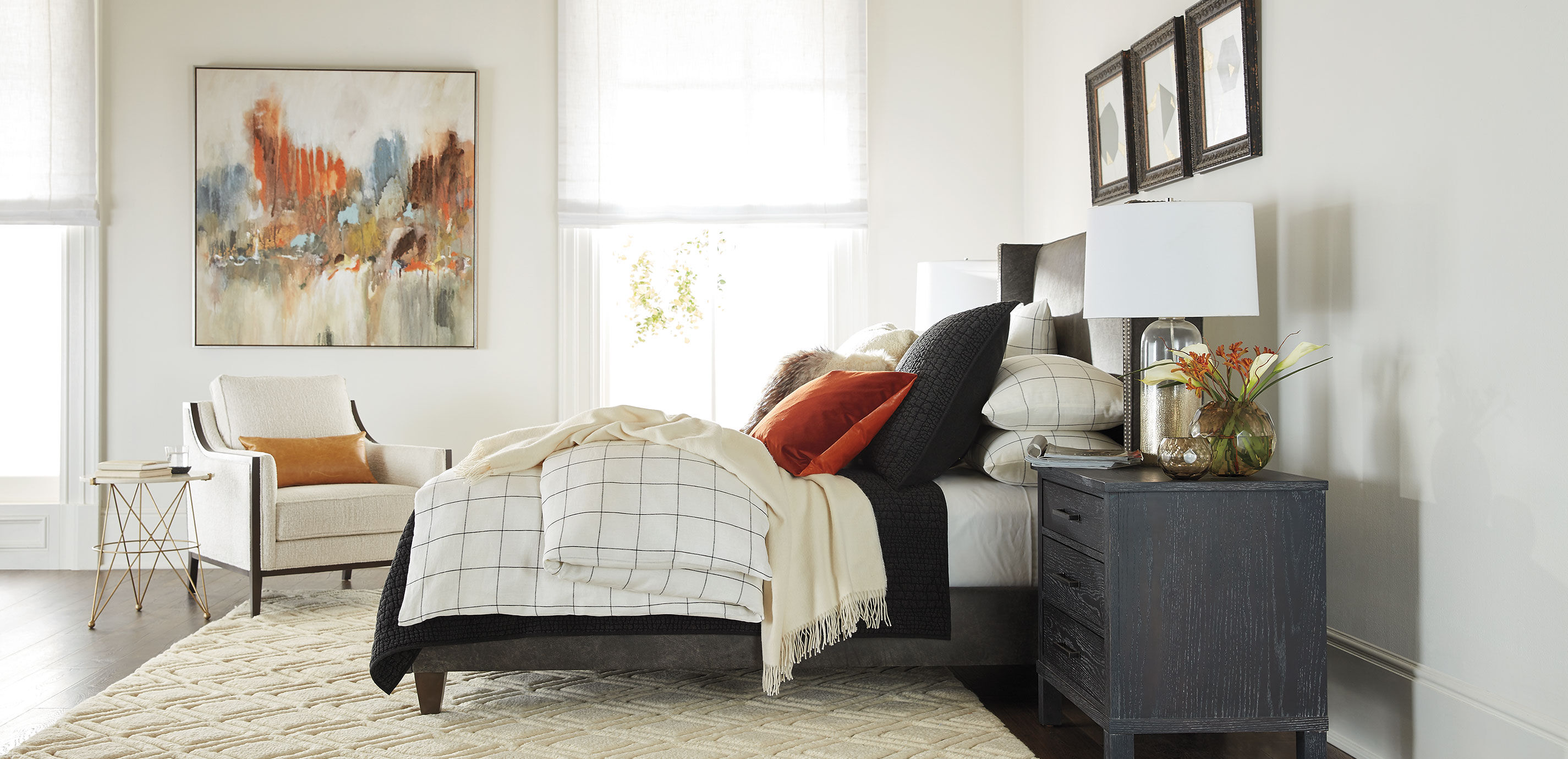 Linen Windowpane Duvet Cover and Sham_6