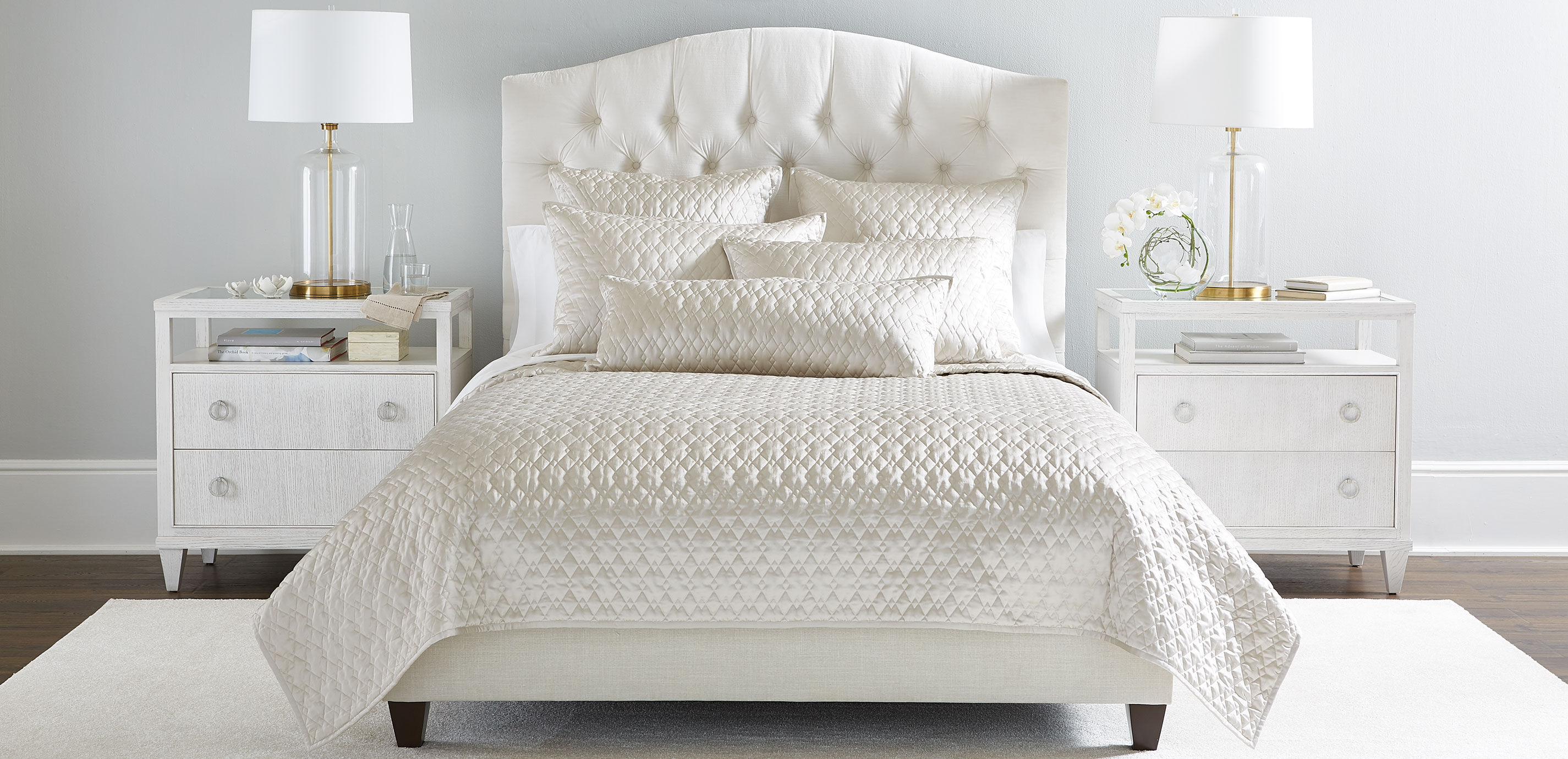 Salena Marquise Quilted Coverlet and Sham