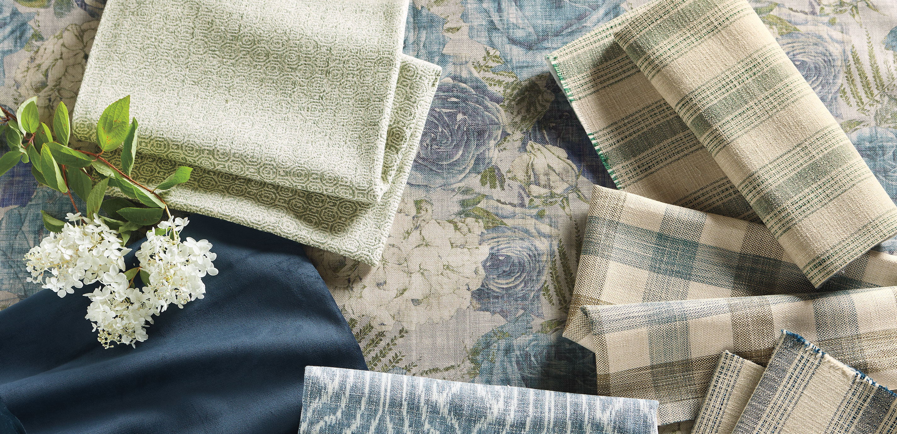 Sylvie Indigo Fabric By the Yard_6