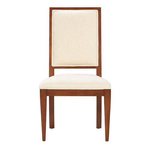 Hayden Dining Side Chair: Square Back, Tapered Leg image