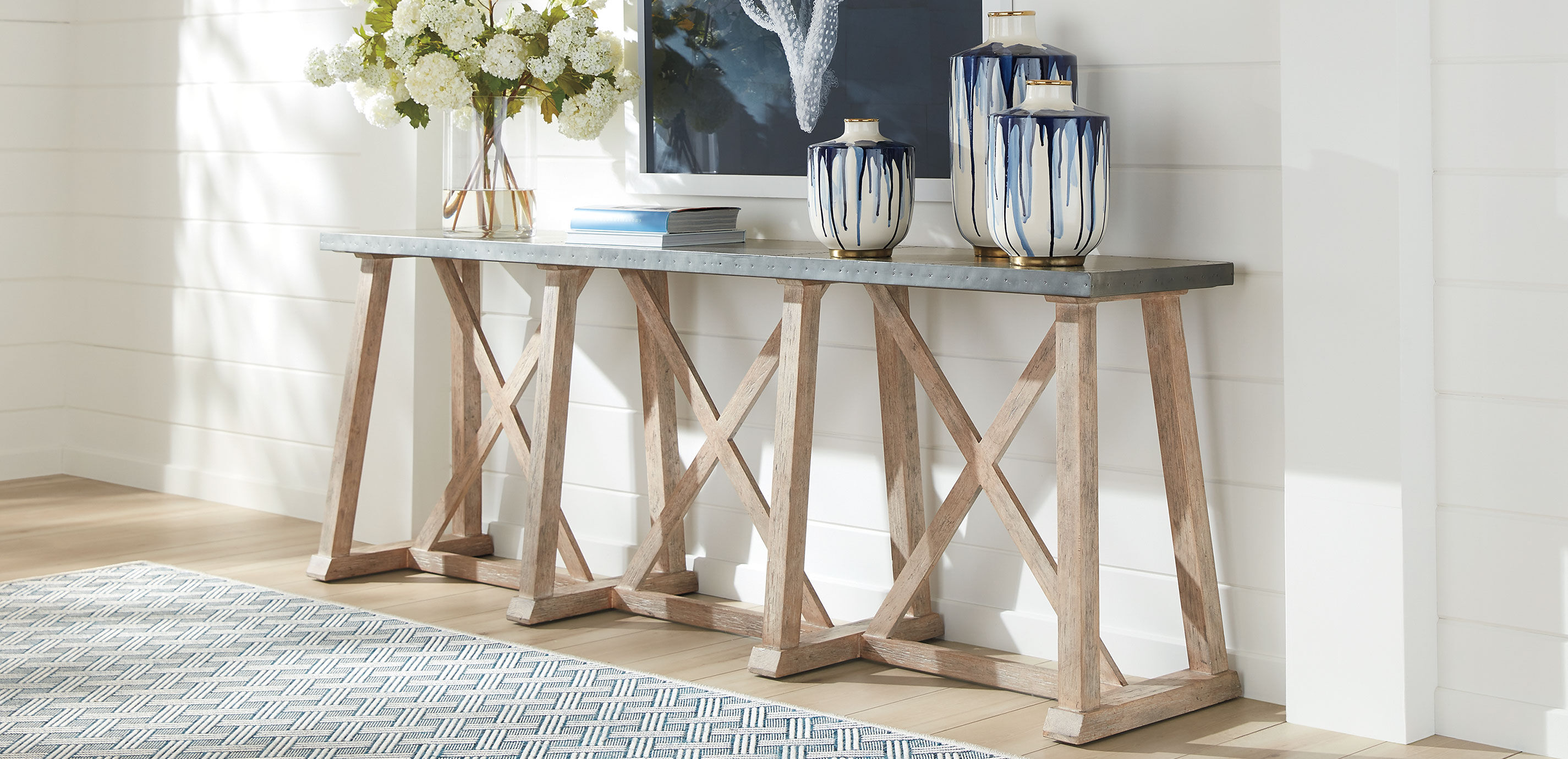 Bruckner Metal-Top Console Table_4