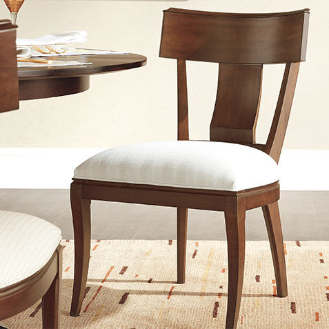 Alessio Klismos Dining Side Chair Product Tile Hover Image C56101