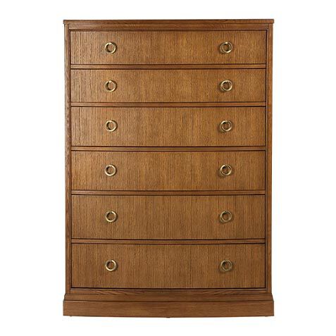 Heston Oak Tall Chest image 365334