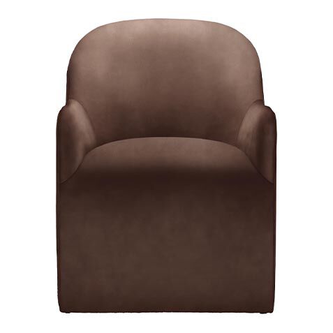 Dani Leather Modern Dining Chair image